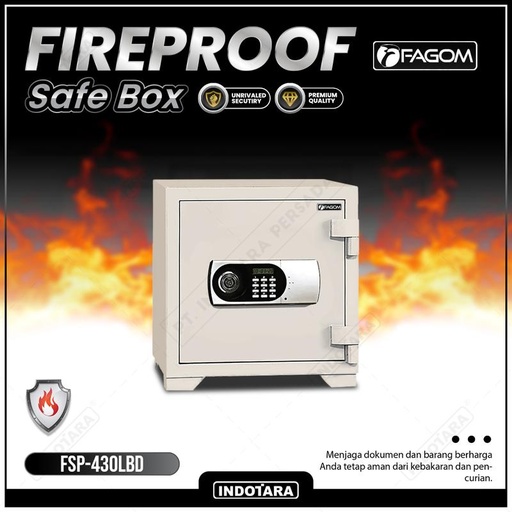 [EZM.1010723] FAGOM Brankas Besi Anti Api Manual - With Digital Lock
