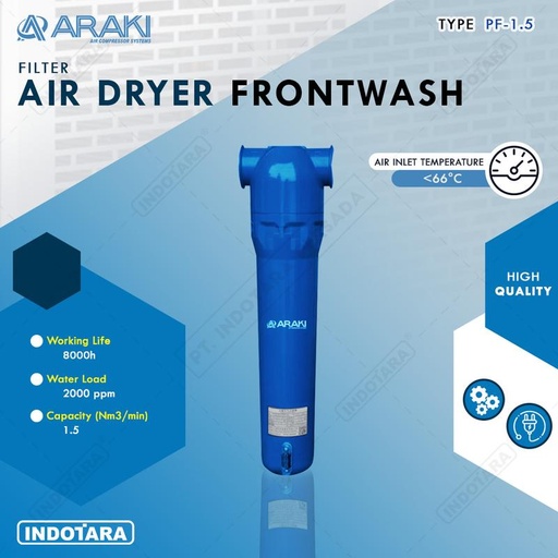 [EZM.1010741] Filter Kompresor / Araki Filter Air Dryer Frontwash