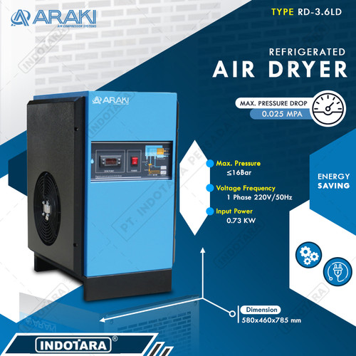 [EZM.1010749] Refrigerated Air Dryer ARAKI RD Series