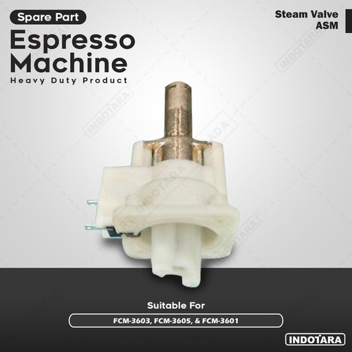 [EZM.1010761] Steam Valve ASM For Ferratti Ferro FCM-3603, FCM-3605, & FCM-3601