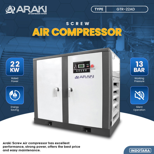 [EZM.1010809] ARAKI Screw Compressor GTR22AD LW 13 Bar