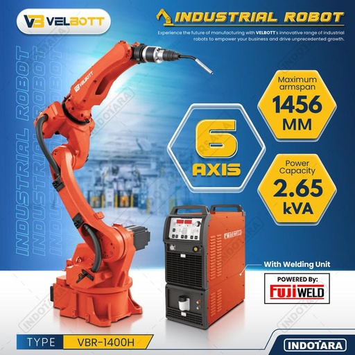 [EZM.1010812] Industrial Robotic Welding/Robot Las 6-Axis VBR-1400H 350AR - Velbott