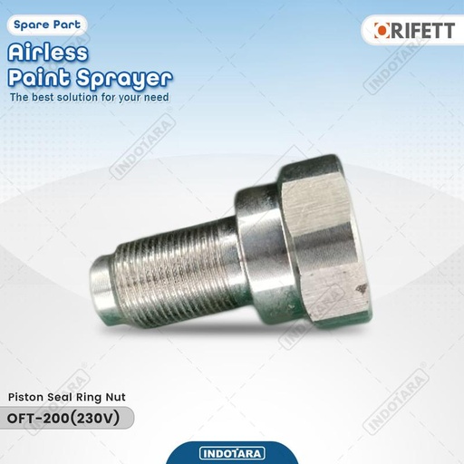 [EZM.1010839] Piston Seal Nut For ORIFETT Airless Sprayer