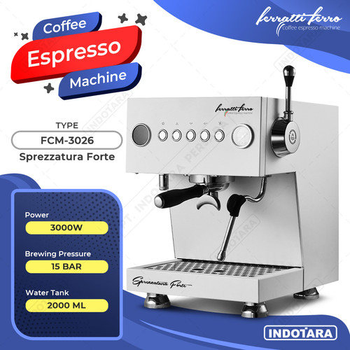 [EZM.1010865] Ferratti Ferro Espresso Machine FCM-3026