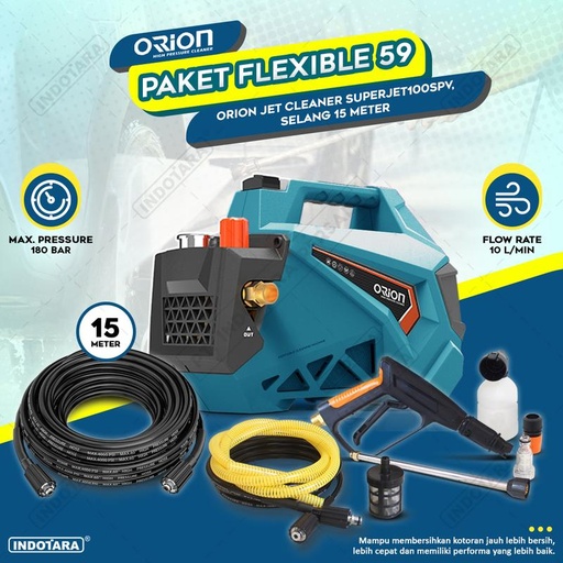 [EZM.1010871] Paket Flexible 56-59 - Orion Superjet100SPV - Selang 15 Meter
