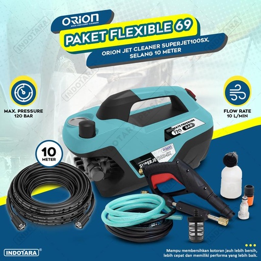 [EZM.1010876] Paket Flexible 26-30 - Orion Superjet100SX - Selang 10 Meter