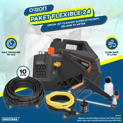 [EZM.1010877] Paket Flexible 22-25 - Orion Superjet100SPV - Selang 10 Meter