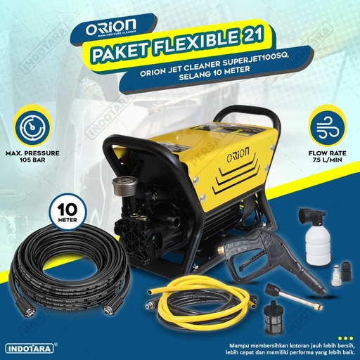 [EZM.1010878] Paket Flexible 21 - Orion Superjet100SQ - Selang 10 Meter