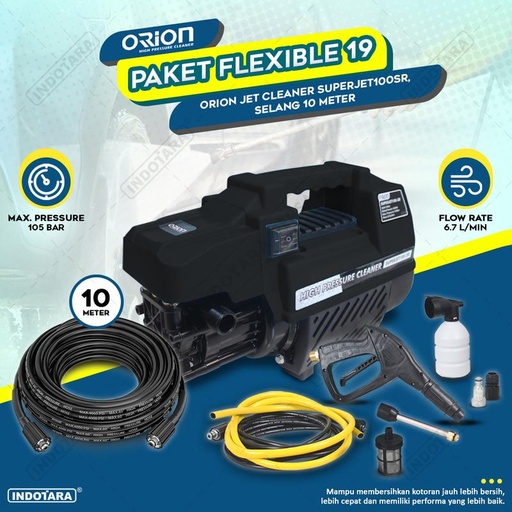 [EZM.1010879] Paket Flexible 16-20 - Orion Superjet100SR - Selang 10 Meter