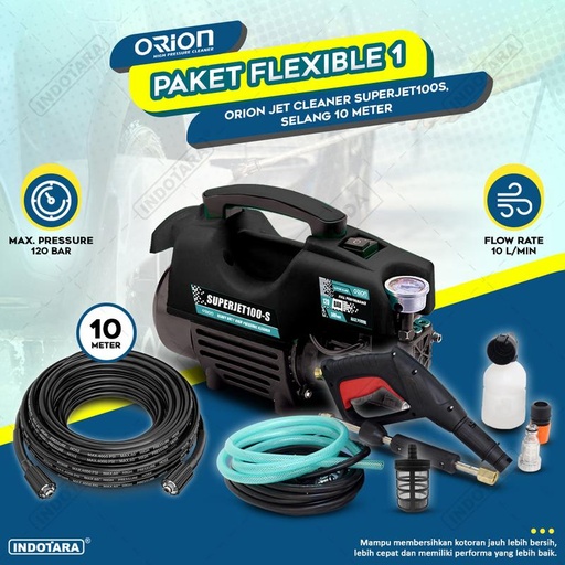 [EZM.1010881] Paket Flexible 1-5 - Orion Superjet100S - Selang 10 Meter