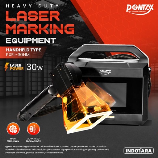 [EZM.1010891] Laser Hand Held Optical Fiber Marking Machine 30W - Pontax