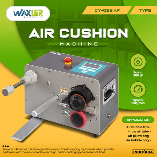 [EZM.1010901] Mesin Pembuat Plastik Bubble Wrap - Waxler Air Cushion CY-055 No Belt