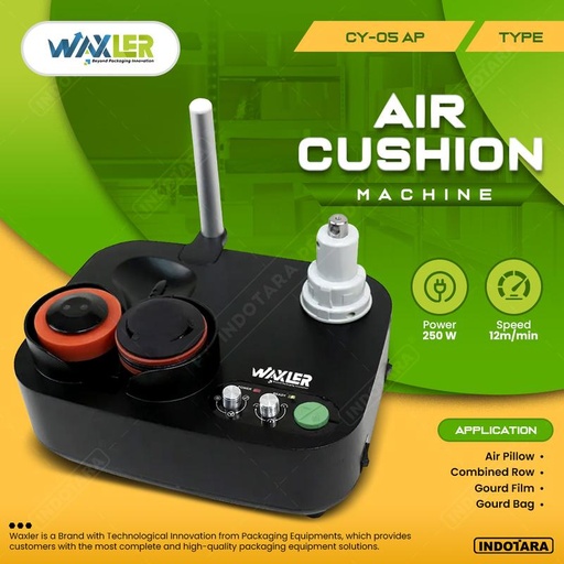 [EZM.1010902] Mesin Pembuat Plastik Bubble Wrap - Waxler Air Cushion CY-05 - No Belt