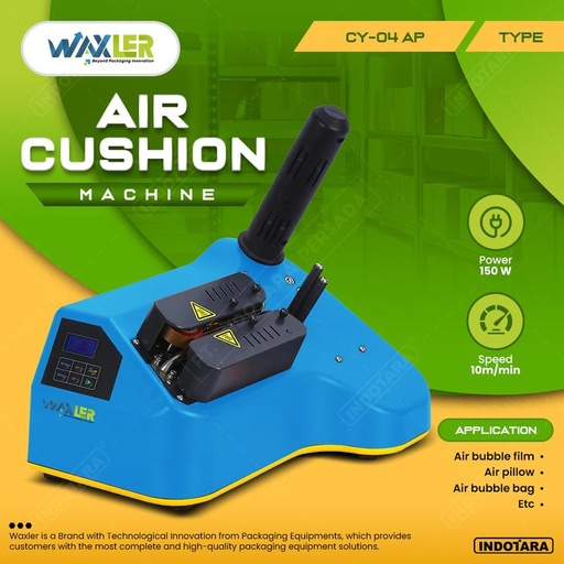 [EZM.1010903] Mesin Pembuat Plastik Bubble Wrap - Waxler Air Cushion CY-04 - Blue