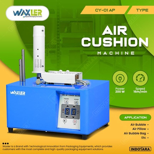 [EZM.1010906] Mesin Pembuat Plastik Bubble Wrap - Waxler Air Cushion CY-01 - Blue