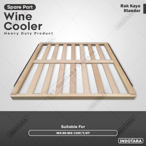[EZM.1010913] Rak Kayu For Tomori Wine Cooler WX-80-WX-120F/T/DT
