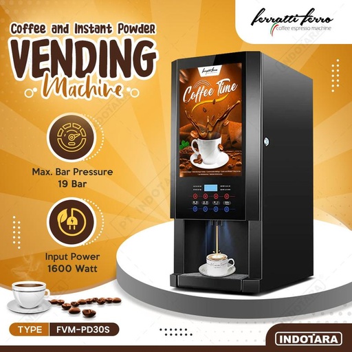 [EZM.1010924] Mesin Kopi Vending Ferratti Ferro FVM-PD30S