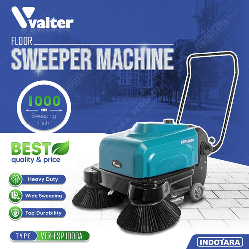 [EZM.1010959] Mesin Pembersih / Penyikat Lantai Wireless - Valter Floor Sweeper VTR-FSP1000A