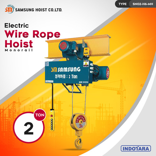 [EZM.1010981] Electric Wire Rope Hoist 2 Ton Samsung Hoist SN02