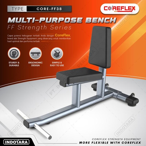 [EZM.1011017] Multi-Purpose Bench CORE-FF38 Alat Fitness Coreflex
