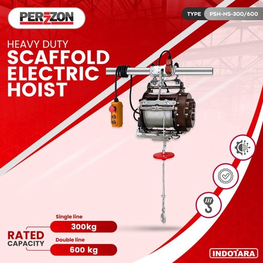 [EZM.1011036] Perzzon Scaffold Hoist Dengan Berbagai Kapasitas Angkut