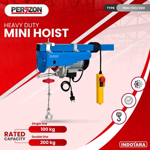 [EZM.1011039] Mini Electric Hoist Dengan Berbagai Kapasitas Angkut / Perzzon Mini Hoist