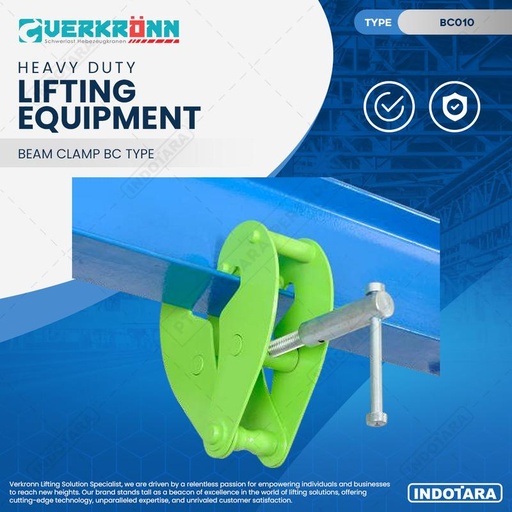 [EZM.1011040] Verkronn Lifting Beam Clamp / Catok Angkat Besi Verkronn