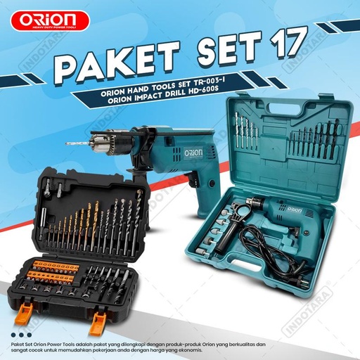 [EZM.1011043] Paket Set 17 - Impact Drill HD-600S - Hand Tools TR-003-1