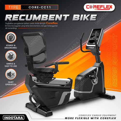 [EZM.1011052] Sepeda Statis Kardio Coreflex Recumbent Bike CORE-CC11