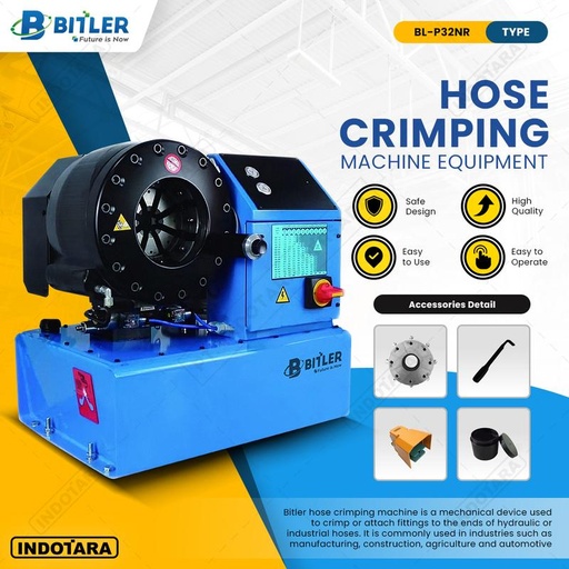 [EZM.1011063] Mesin Press Selang Bitler - Bitler Hose Crimping Machine