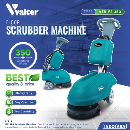 [EZM.1011077] Mesin Penyikat / Pembersih Lantai Floor Scrubber - Valter