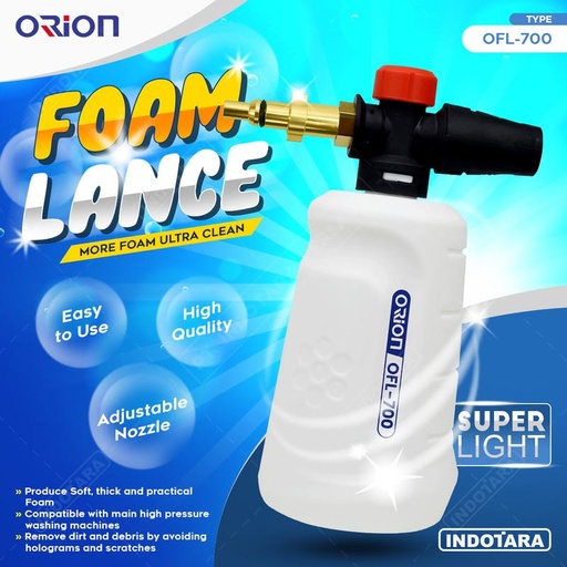 [EZM.1011087] Foam Lance Snow Wash Jet Cleaner Orion - OFL700