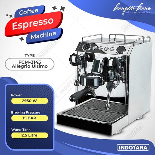 [EZM.1011110] Mesin Kopi Espresso Ferratti Ferro FCM-3145 Allegrio Ultimo