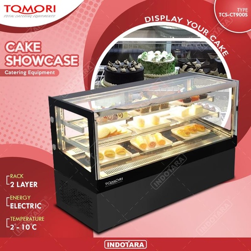 [EZM.1011113] Tomori Cake Showcase TCS-CT900S