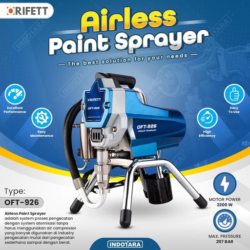 [EZM.1011254] Diaphragm Airles Sprayer ORIFETT OFT-926