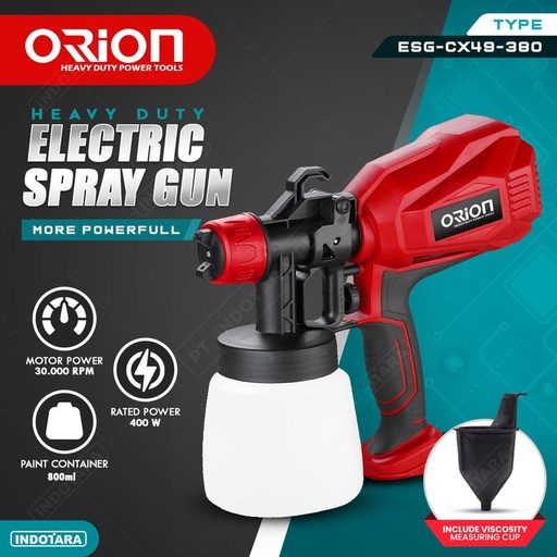 [EZM.1011269] Alat Cat Semprot Cat Dinding Rumah Mobil Kayu - Orion ESG-CX49-380