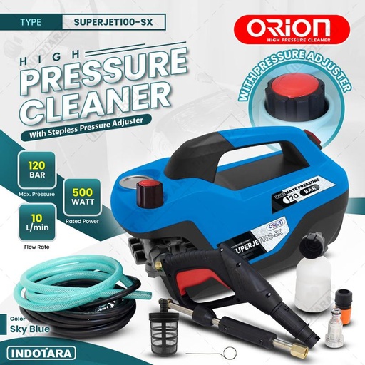 [EZM.1011314] Jet Cleaner - Orion Superjet100SX Dengan Fitur Pengatur Tekanan Air