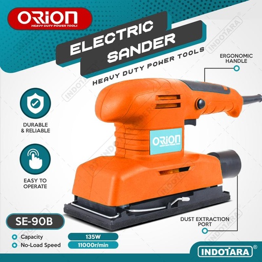 [EZM.1011318] Elektrik Sander Mesin Amplas Kayu/Mesin Amplas Tembok - Orion SE-90B