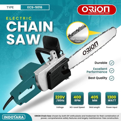 [EZM.1011319] Gergaji Mesin Chainsaw Listrik Potong Kayu Orion ECS-5016