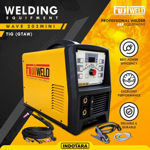 [EZM.1011333] Mesin Las Fujiweld TIG (GTAW) Welding Wave 203Mini ( PFC Version )