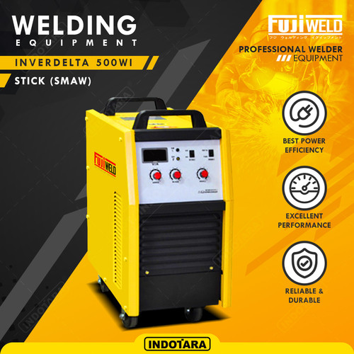 [EZM.1011334] Mesin Las SMAW (Electrode/Stick) Welding Fujiweld - Inverdelta 500WI
