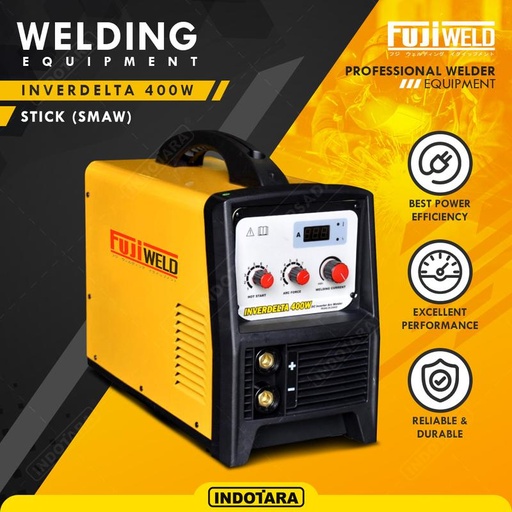 [EZM.1011335] Mesin Las SMAW (Electrode/Stick) Welding Fujiweld - Inverdelta 400W