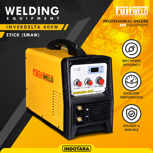 [EZM.1011335] Mesin Las SMAW (Electrode/Stick) Welding Fujiweld - Inverdelta 400W