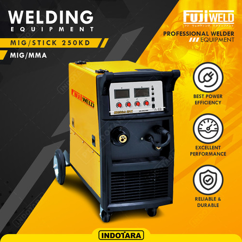 [EZM.1011337] Mesin LAS 3 Phase Fujiweld - MIG/STICK 250KD