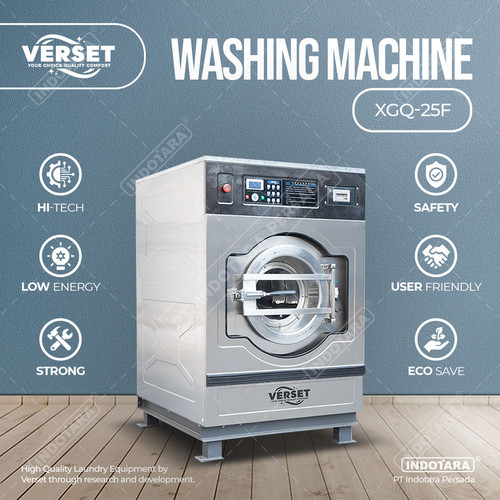 [EZM.1011344] Mesin Laundry Industri / Washer Extractor Verset XGQ-25F