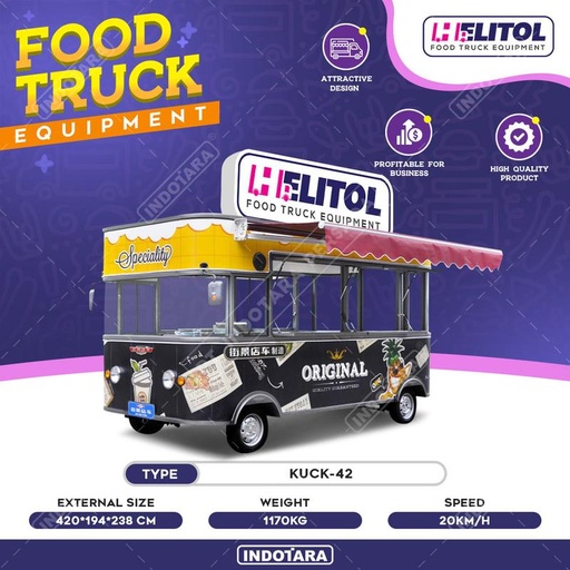 [EZM.1011348] Truk Makanan / Food Truck Helitol - Kuck 42