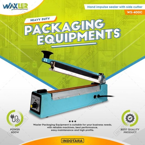 [EZM.1011409] Waxler WS 400H Impulse Sealer Press Plastik Pengemas Makanan