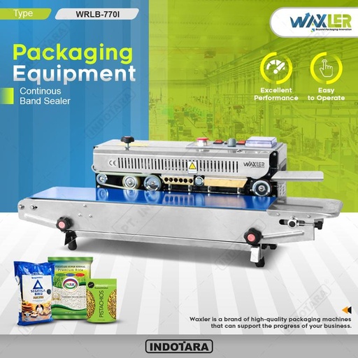 [EZM.1011421] Mesin Segel Plastik Kemasan WLRB 770I Continuous Band Sealer WAXLER