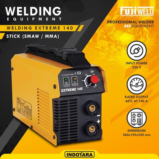 [EZM.1011473] Mesin LAS 1 Phase Fujiweld - Extreme 140