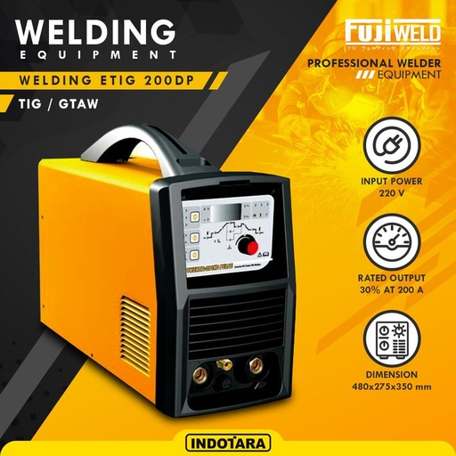 [EZM.1011474] Mesin LAS 1 Phase Fujiweld - ETIG 200DP